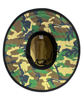 Load image into Gallery viewer, Jesus Is The Answer straw hat with leather patch
