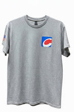 Load image into Gallery viewer, 250 year Patriotic grey  Jesus is the Answer short sleeve shirt
