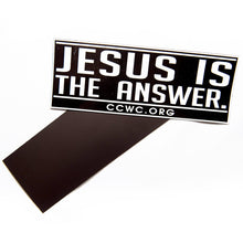 Load image into Gallery viewer, Jesus Is The Answer Car Magnets
