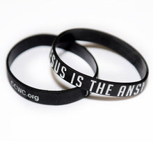 Load image into Gallery viewer, Jesus Is The Answer Wristbands
