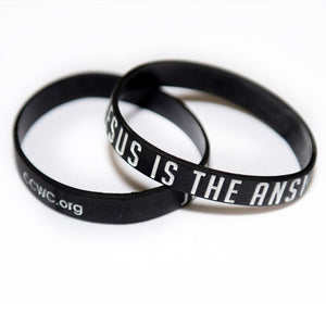 Jesus Is The Answer Wristbands